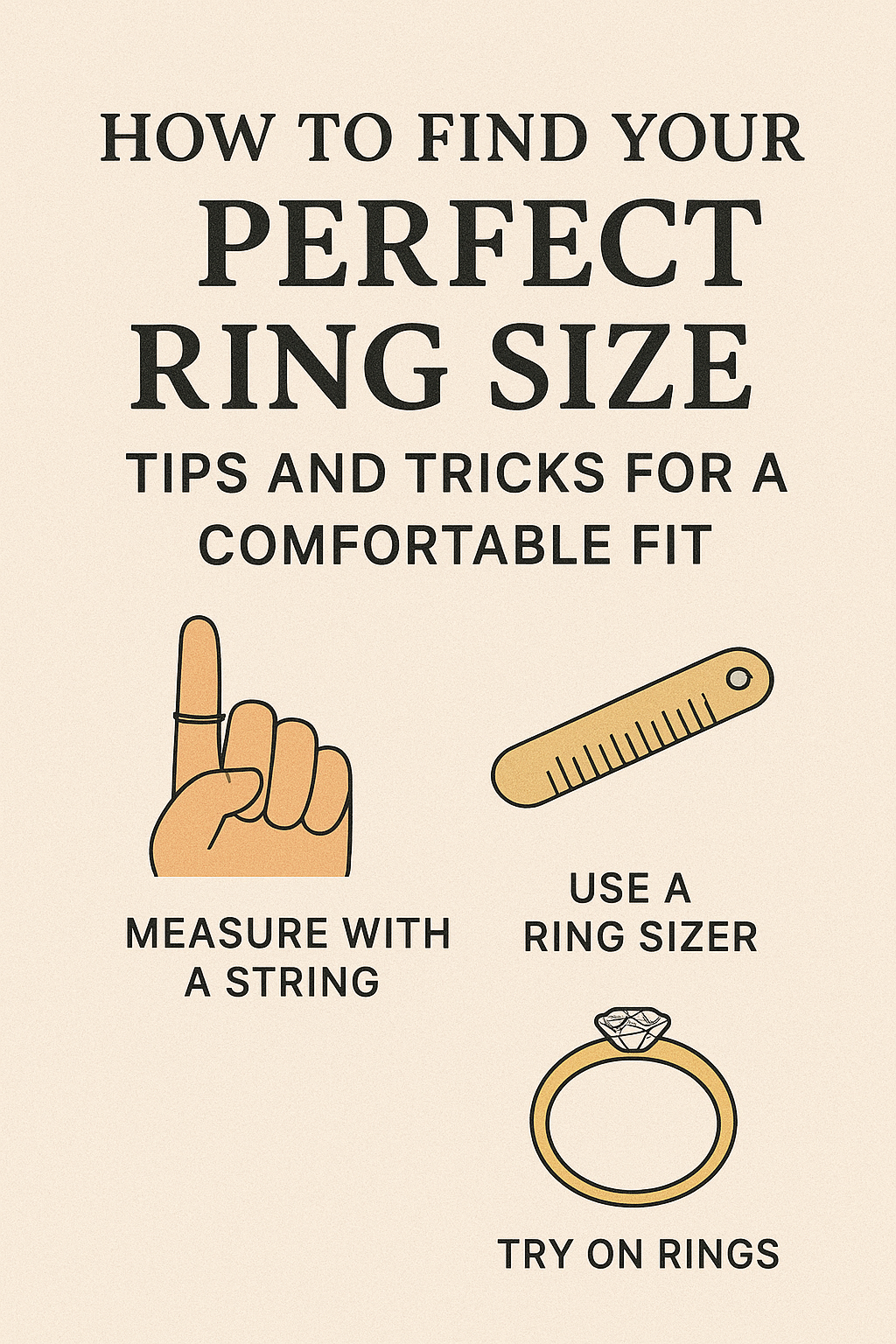 How to Find Your Perfect Ring Size: Tips and Tricks for a Comfortable Fit
